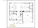 Elliot 1st floor plan featuring a Gathering room, kitchen, flex room, foyer, powder room, and garage at 6239 Chadderton Circle, Myrtle Beach, SC 29579