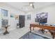 Bright office with natural light, a desk, and a ceiling fan at 6591 Cagliari Court, Myrtle Beach, SC 29572