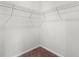 Walk-in closet with wire shelving, ready for organizing your wardrobe at 662 Wallace Dr., Little River, SC 29566