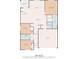 Floor plan diagram detailing the layout of the home's rooms and dimensions at 662 Wallace Dr., Little River, SC 29566