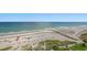 Scenic aerial view of the beach, ocean, and resort amenities at 6804 N Ocean Blvd. # 1133, Myrtle Beach, SC 29572
