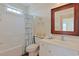 Bathroom with a shower-tub combination and a classic white vanity at 719 Shearwater Ct. # 301, Murrells Inlet, SC 29576