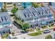 An aerial view of colorful townhomes with well manicured lawns and sidewalks at 830 Shine Ave. # 28 R8, Myrtle Beach, SC 29577