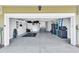 Spacious two-car garage with overhead storage and room for multiple vehicles and storage at 830 Shine Ave. # 28 R8, Myrtle Beach, SC 29577