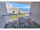 Balcony with seating, boasting ocean views at 9820 Queensway Blvd. # 1603, Myrtle Beach, SC 29572