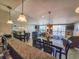 Open-concept living area with a dining table and a view of the ocean at 9820 Queensway Blvd. # 1603, Myrtle Beach, SC 29572
