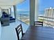 Spacious ocean view balcony with seating to enjoy amazing view at 9840 Queensway Blvd. # 1505, Myrtle Beach, SC 29572