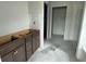 Bathroom featuring modern cabinets and ample space, showcasing the interior design elements and functionality of the space at 1029 Jase Dr., Longs, SC 29568
