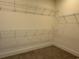 Spacious walk-in closet with metal shelving to maximize storage at 1033 Jase Dr., Longs, SC 29568
