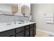 Bathroom with double vanity, subway tile backsplash, and modern fixtures at 1035 Brentford Pl., Myrtle Beach, SC 29579
