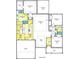 Detailed floor plan featuring open layout, primary suite, patio, and large garage at 1037 Jase Dr., Longs, SC 29568