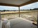 Covered patio overlooking an expansive backyard with a neighborhood view at 1037 Jase Dr., Longs, SC 29568