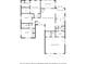 Floor plan showcasing the layout of the home, including bedrooms, bathrooms, kitchen, and living spaces at 104 Jessica Lakes Dr., Conway, SC 29526