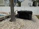 Private outdoor hot tub in landscaped backyard near pool at 112 B 12Th Ave. N, Surfside Beach, SC 29575