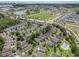 Picturesque aerial view of a residential community with lush greenery, lake, and recreational area at 1379 Cottage Dr., Myrtle Beach, SC 29577