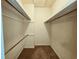 Empty walk-in closet with shelving and carpeted floor at 185 Lander Dr., Conway, SC 29526