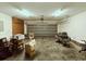 Two-car garage with an automatic door and lighting; space for vehicles and storage at 185 Lander Dr., Conway, SC 29526
