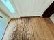 Hardwood floor entrance near an exterior door at 185 Lander Dr., Conway, SC 29526