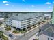 This aerial view showcases the building's location in a coastal community at 200 53Rd Ave. N # 511, North Myrtle Beach, SC 29582