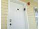 Condo front door with digital lock and unit number 511 at 200 53Rd Ave. N # 511, North Myrtle Beach, SC 29582