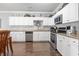 Modern kitchen with granite countertops and stainless steel appliances at 200 53Rd Ave. N # 511, North Myrtle Beach, SC 29582