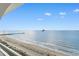 Balcony view of the beach, ocean, and pier at 2000 Ocean Blvd. N # Ph11, Myrtle Beach, SC 29577