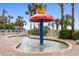 Water feature in the pool for guests at 2000 Ocean Blvd. N # Ph11, Myrtle Beach, SC 29577