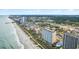Beautiful ocean front view of the beach and buildings at 2000 Ocean Blvd. N # Ph12, Myrtle Beach, SC 29577