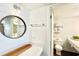 Bright bathroom with vanity, mirror, and shiplap design, offering a clean and modern look at 201 74Th Ave. N # 2638, Myrtle Beach, SC 29572