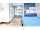 Cozy hotel room featuring a kitchenette and a comfortable bed with pleasing neutral colors at 201 74Th Ave. N # 2638, Myrtle Beach, SC 29572