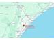 Map showing location of 2090 Cross Gate Blvd in Myrtle Beach, SC, near beach at 2090 Cross Gate Blvd # 301, Myrtle Beach, SC 29575