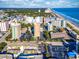 Breathtaking aerial view showcasing the entire property along the coastline at 210 75Th Ave N # 4042, Myrtle Beach, SC 29572