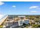 Aerial view of 215 77th Ave North, beachfront property with many surrounding condos at 215 77Th Ave. N # 702, Myrtle Beach, SC 29572