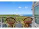 Balcony seating offers a stunning beach and ocean view to sit and enjoy at 215 77Th Ave. N # 702, Myrtle Beach, SC 29572