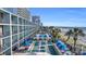 Aerial view of the resort with pools, landscaping, and beach access at 2311 S Ocean Blvd. # 430, Myrtle Beach, SC 29577