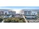 Stunning oceanfront views of beachfront hotels nestled along the coast, perfect for vacationing at 2311 S Ocean Blvd. # 430, Myrtle Beach, SC 29577