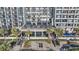 Aerial view of Compass Cove restaurant with palms and ocean views at 2311 S Ocean Blvd. # 430, Myrtle Beach, SC 29577