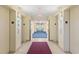 Condo hallway with access to elevators and views of the ocean at the end of the hallway at 2501 S Ocean Blvd. # 831, Myrtle Beach, SC 29577