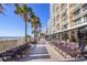 Walkway with plenty of places to sit and view of ocean at 3000 Ocean Blvd. N # 508, Myrtle Beach, SC 29577