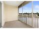 Enclosed patio features a sliding door, screened windows, and relaxing lake views at 334 Kiskadee Loop # 18-L, Conway, SC 29526