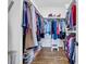 Walk-in closet with organized storage and hardwood floors at 4074 Center Rd., Georgetown, SC 29440