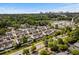 Expansive aerial view of a townhouse community near lush green spaces and distant city skyline at 4355 Willoughby Ln. # 401, Myrtle Beach, SC 29577