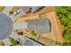 Aerial view of the home featuring landscaped yard, driveway, and roof at 480 Dandelion Ln., Myrtle Beach, SC 29579
