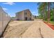Spacious backyard with privacy fence is great for entertaining or recreation at 480 Dandelion Ln., Myrtle Beach, SC 29579