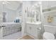 En Suite bath featuring single sink vanity adjacent to a bedroom at 4828 Magnolia Lakes Dr. # 404, Myrtle Beach, SC 29577