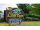 Little River Waterfront sign indicating dining, shops, and recreation at 489 Blissful Ln., Little River, SC 29566
