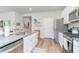 Well-appointed kitchen featuring granite countertops, stainless steel appliances, and ample cabinetry at 493 Blissful Ln., Little River, SC 29566