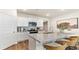 Modern kitchen featuring a spacious island with seating and stainless steel appliances at 497 Blissful Ln., Little River, SC 29566