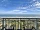 Ocean view from the balcony with seating available, a relaxing view at 5200 N Ocean Blvd. # 640, Myrtle Beach, SC 29577