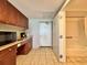 Functional kitchen adjacent to the bathroom, enhancing convenience and accessibility within the unit at 5200 N Ocean Blvd. # 640, Myrtle Beach, SC 29577